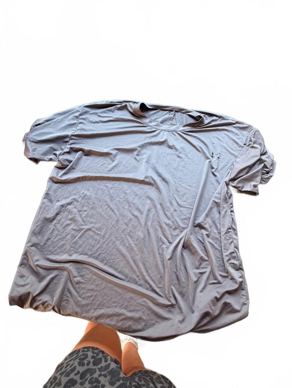 Mission Gray Athletic Performance T-Shirt XXL Short Sleeve Activewear